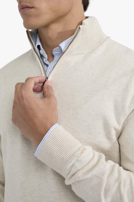 McGregor zip mock sweater